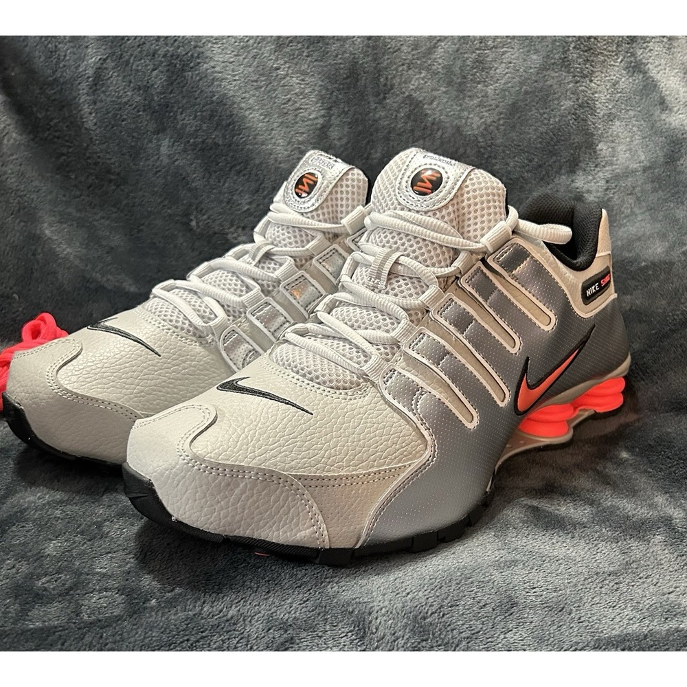 Nike Shox IR0610-025 NZ Silver Grey Men's Size 11 Athletic Shoes